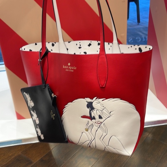 Kate Spade Disney X Kate Spade New York Cruella Tote Bag
Red Multi - Picture 5 of 16